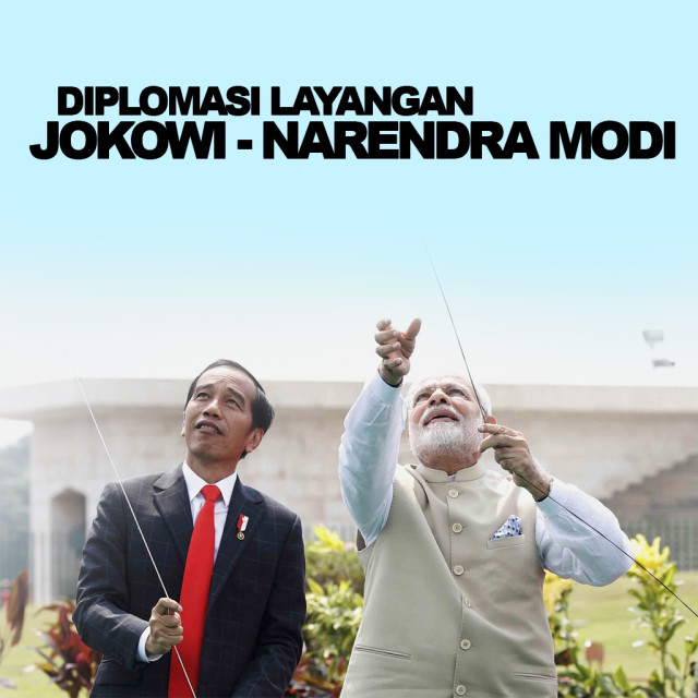 Diplomasi Layangan Jokowi - Narendra Modi