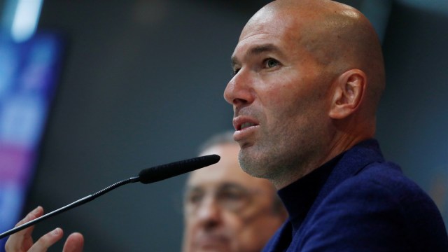 Zidane saat umumkan pengunduran diri. (Foto: Reuters)