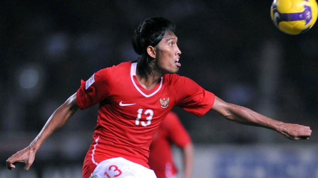Kostum Timnas Indonesia di Piala AFF 2008. (Foto: Bay Ismoyo/AFP)