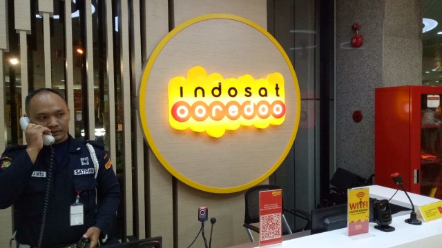 Perusahaan telekomunikasi Indosat Ooredoo. (Foto: Aditya Panji/kumparan)