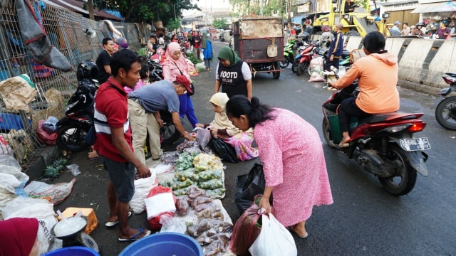 Kondisi Pasar Minggu yang sepi. Foto: Nugroho Sejati/kumparan