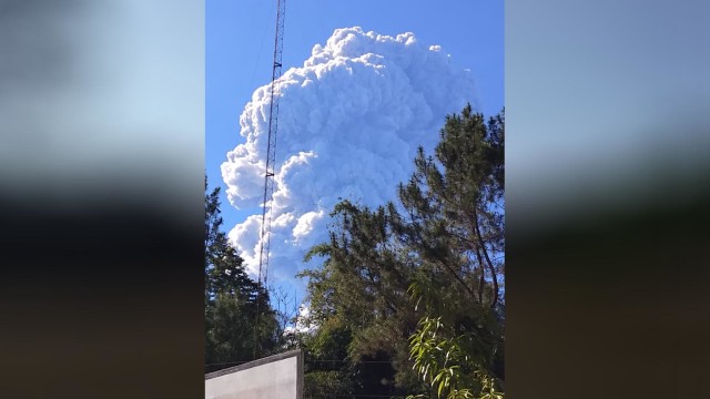 Asap letusan Gunung Merapi (Foto: Dok istimewa)