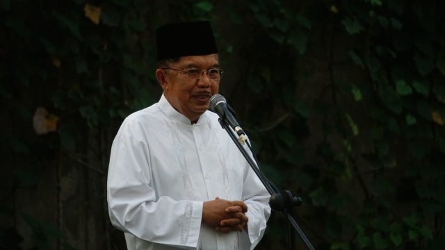 Jusuf Kalla di Silaturahmi Partai Golkar (Foto: Nugroho Sejati/kumparan)