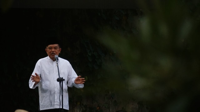 Jusuf Kalla di Silaturahmi Partai Golkar Foto: Nugroho Sejati/kumparan