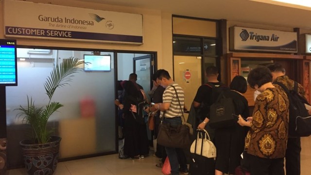 Penerbangan di Bandara Ahmad Yani Semarang Ditunda  (Foto: Helinsa Rasputri/kumparan)