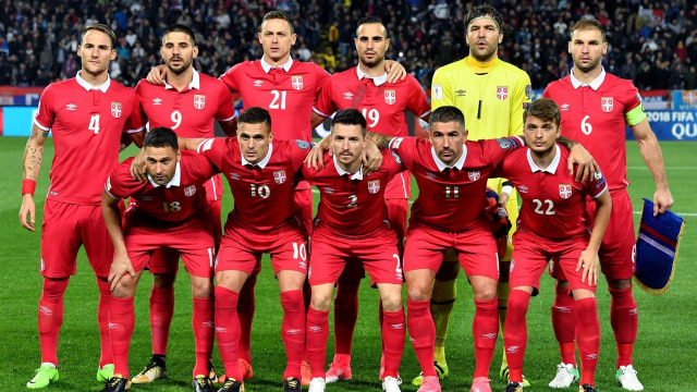 Tim Nasional Serbia (Foto: AFP/Andrija Isakovic)