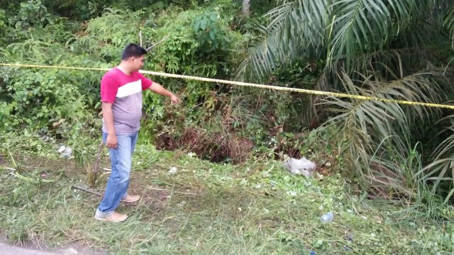 Penemuan mayat perempuan di Padang Lawas Utara. (Foto: dok. Humas Polda Sumut)