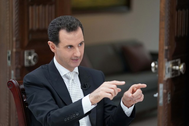 Presiden Suriah Bashar al-Assad Foto: SANA/Handout via Reuters