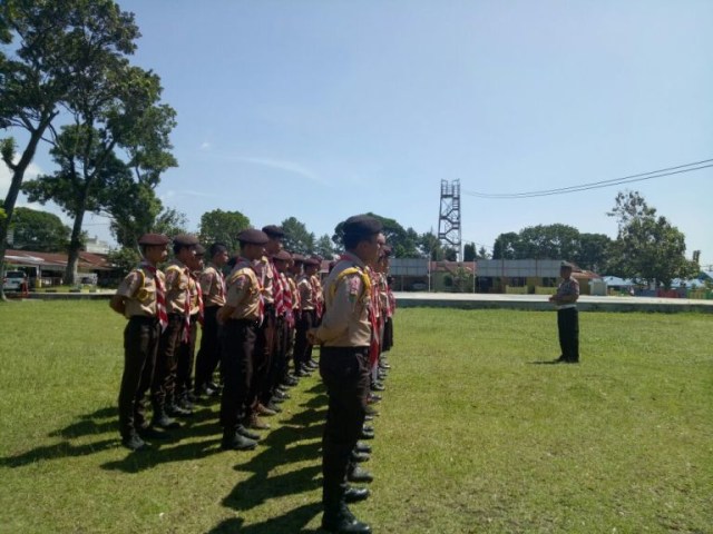SATLANTAS POLRES SIMALUNGUN LAKSANAKAN PELATIHAN DAN PEMBINAAN ANGGOTA SAKA BHAYANGKARA (1)