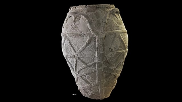 Guci berusia 4.000 tahun berisi minyak zaitun (Foto: Syracuse Regional Park, Paolo Orsi Museum)