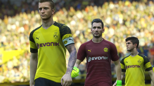 Borussia Dortmund di 'Pro Evolution Soccer'. (Foto: Konami)
