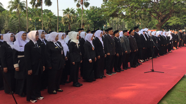 Pelantikan pejabat fungsional di Balai Kota (Foto: Moh Fajri/kumparan)