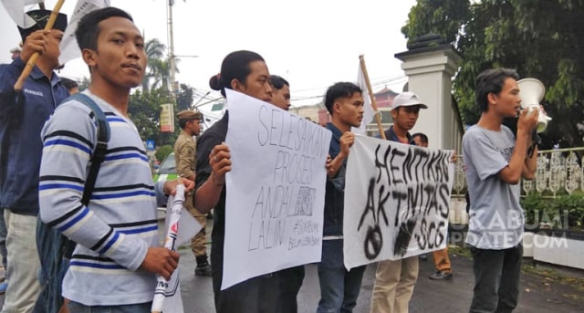 PT SCG Diduga Belum Kantongi Andalalin, Mahasiswa Sukabumi: Cabut Izinnya!