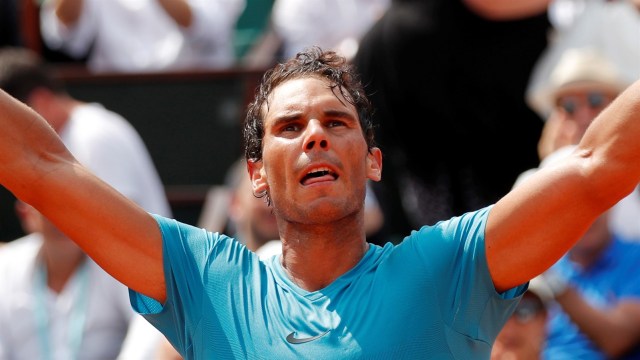 Nadal di Prancis Terbuka 2018. (Foto: Charles Platiau/Reuters)