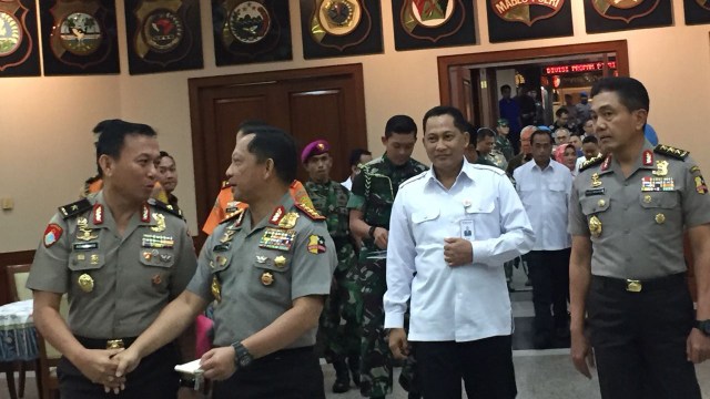 Rapat Koordinasi Pengamanan Idul Fitri 1439 H (Foto: Mirsan Simamora/kumparan)