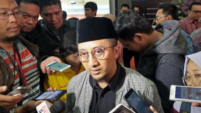 Yusuf Mansur di Gedung BEI. (Foto: Ela Nurlaela/kumparan)