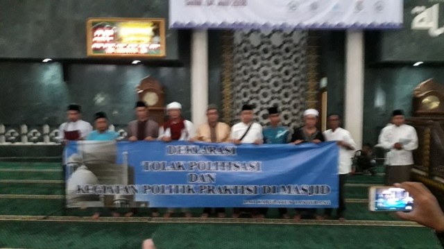 Kampanye Politik Praktis Dilarang Masuk Masjid (2)