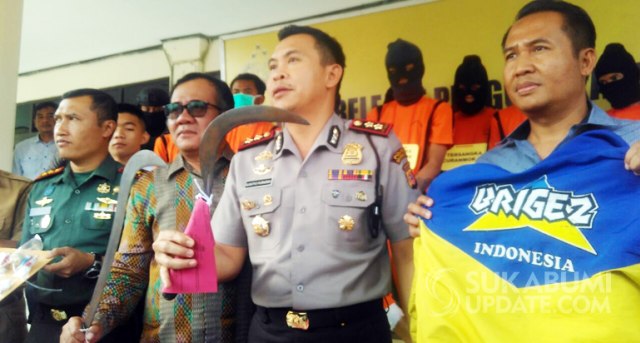 Polisi Ringkus Anggota Geng Motor Pelaku Pembacokan di Sukabumi