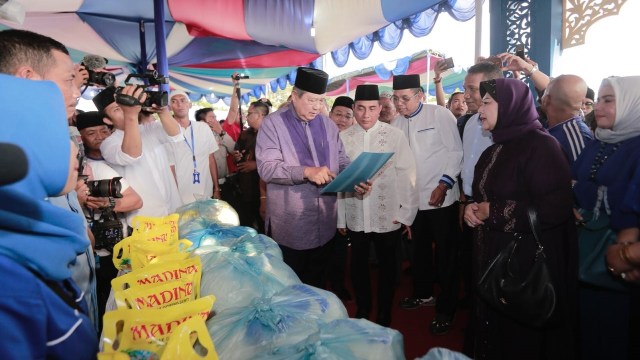 SBY di Binjai, Sumatera Utara (Foto: Demokrat)