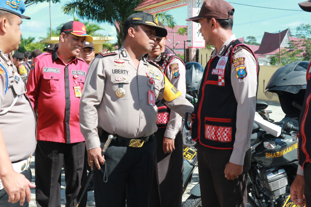 KAPOLRES SIMALUNGUN PIMPIN APEL GELAR SARANA DAN PRASARANA FUNGSI BINMAS (1)