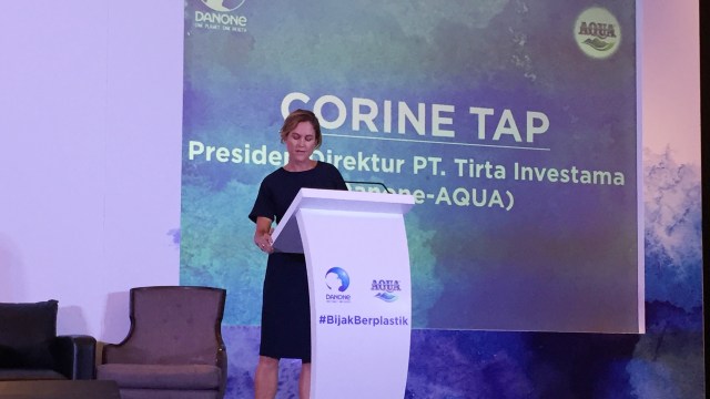 Corine Tap, Presdir Danone-Aqua (Foto:  zahrina/kumparan)