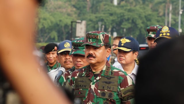 Panglima TNI, Marsekal TNI Hadi Tjahjanto (Foto:  Fitra Andrianto/kumparan)