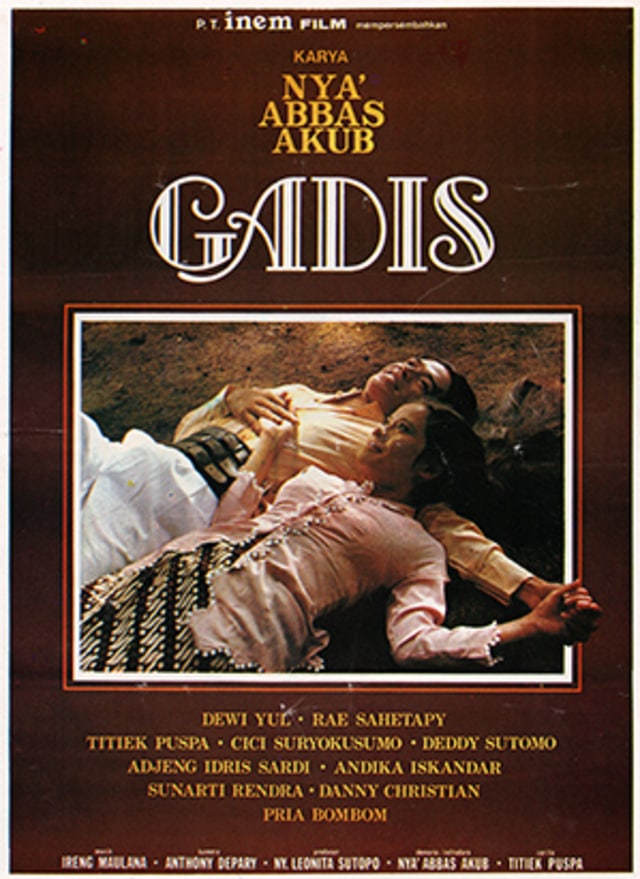Ray Sahetapy di film Gadis (Foto: Dok, Wikipedia)