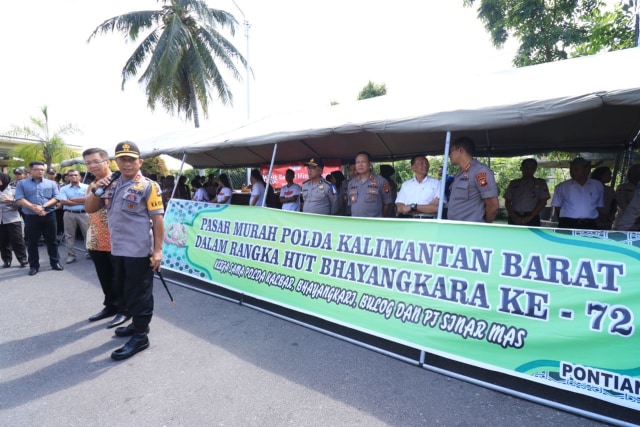 Horeee . . . Ada Bazar Pasar Murah di Mapolda Kalbar (2)