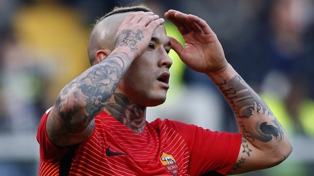 Nainggolan saat bermain untuk AS Roma. (Foto: Marco Bertorello/AFP)