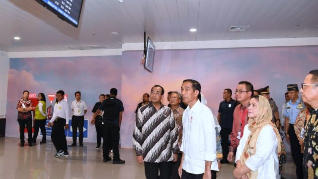 Jokowi Resmikan Terminal Apung. (Foto: Foto: Biro Pers Setpres)