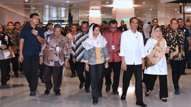 Jokowi Resmikan Terminal Apung. (Foto: Foto: Biro Pers Setpres)