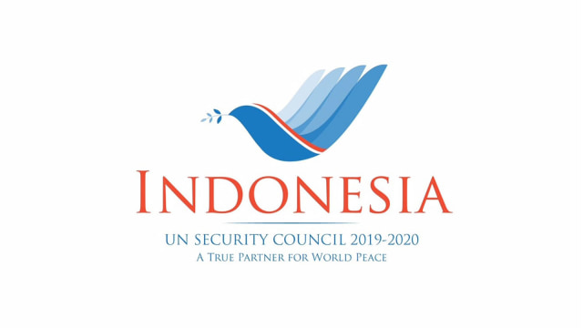 Logo Pencalonan Indonesia dalam DK PBB. (Foto: Dok. Kemlu)