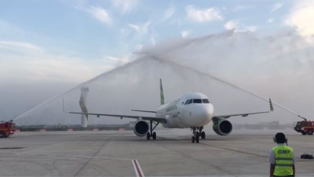 Maskapai Citilink di Kertajati. (Foto: Dok. Ageng Wibowo)