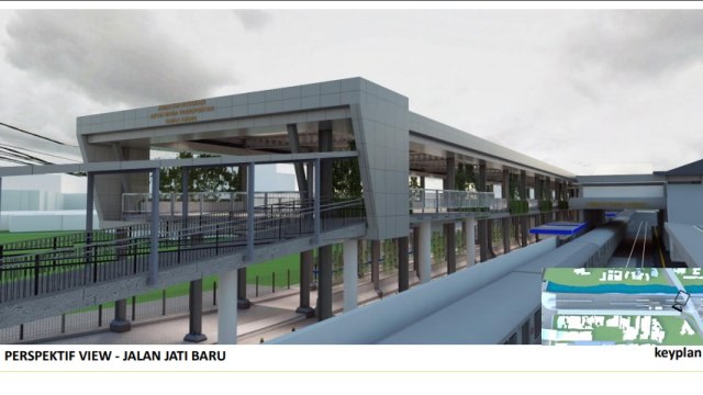 Desain Skybridge Tanah Abang  (Foto: Dok. PD Sarana Jaya)