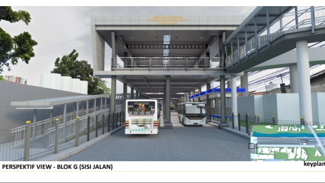 Desain Skybridge Tanah Abang  (Foto: Dok. PD Sarana Jaya)