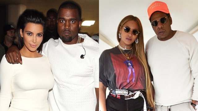 Kanye West-Kardashian dan Jay Z-Beyonce. (Foto: Wikimedia Commons)