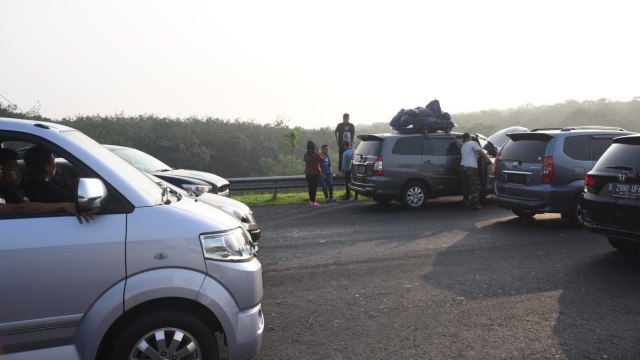 Kemacetan di Tol Cipali. (Foto: Dok Korlantas Polri)