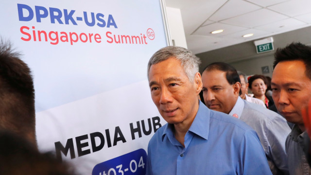 PM Singapura Lee Hsien Loong (Foto: REUTERS/Kim Kyung-Hoon)