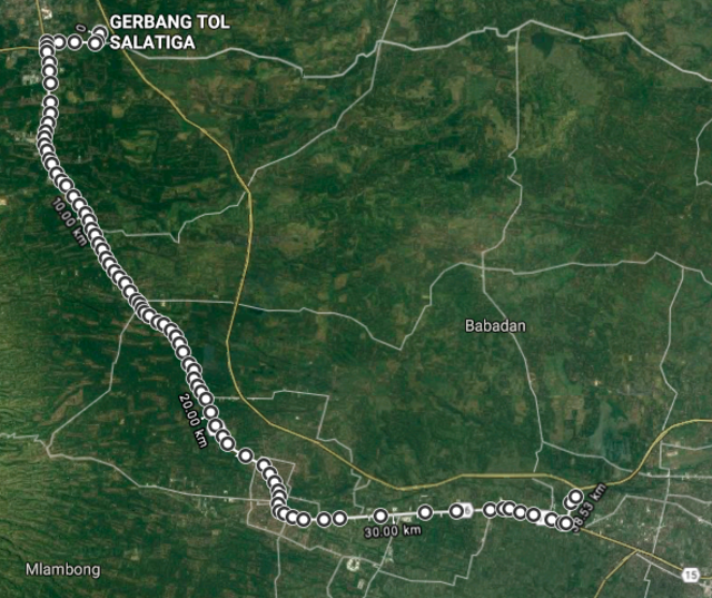 Rute alternatif hindari Jembatan Kali Kenteng (Foto: Istimewa)