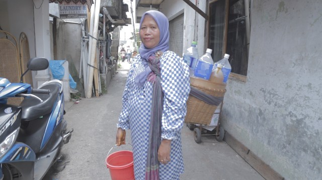 Parmi pedagang jamu gendong (Foto: Seno/kumparan)