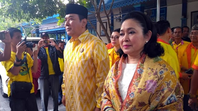 Titiek Soeharto dan Tommy  (Foto: Pandji/kumparan)