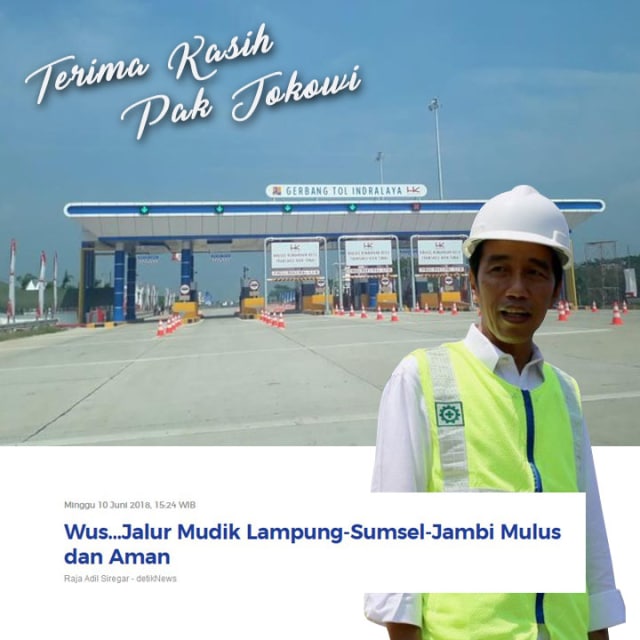 Jalur Mudik Lampung-Sumsel-Jambi Mulus dan Aman, Terima Kasih Pak Jokowi