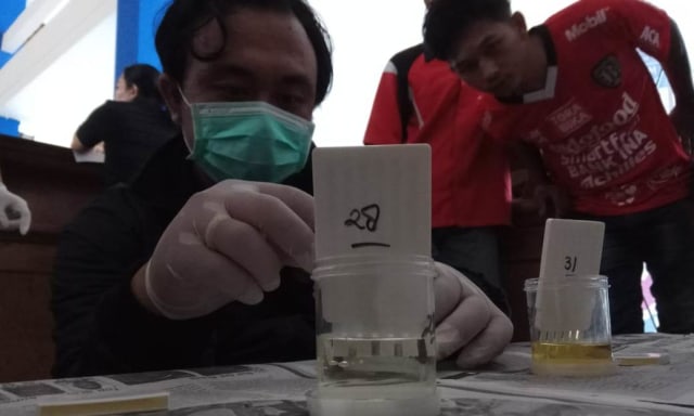 Tes Urine di Terminal Mengwi, Satu Orang Kru Bus Positif Narkoba