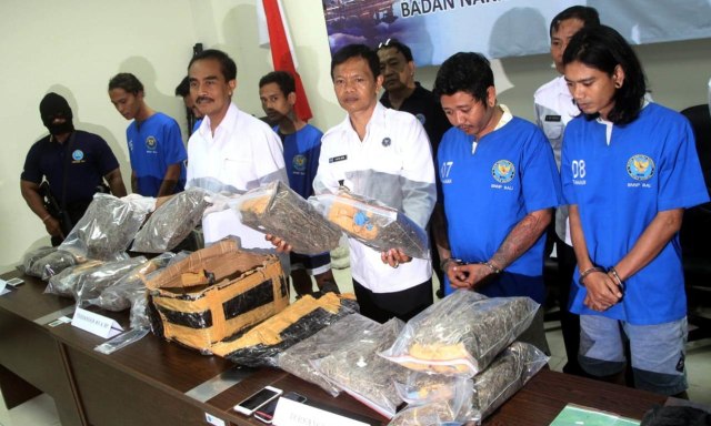 BNN Bali Tangkap 5 Pengedar 12 Kilogram Ganja yang Dipasok dari Medan 