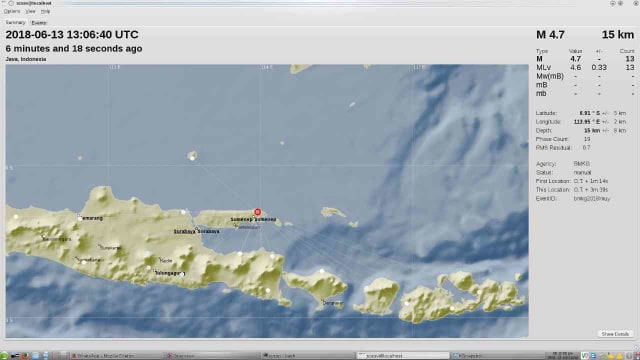 Bmkg Gempa Bumi Di Sumenep Tak Berpotensi Tsunami