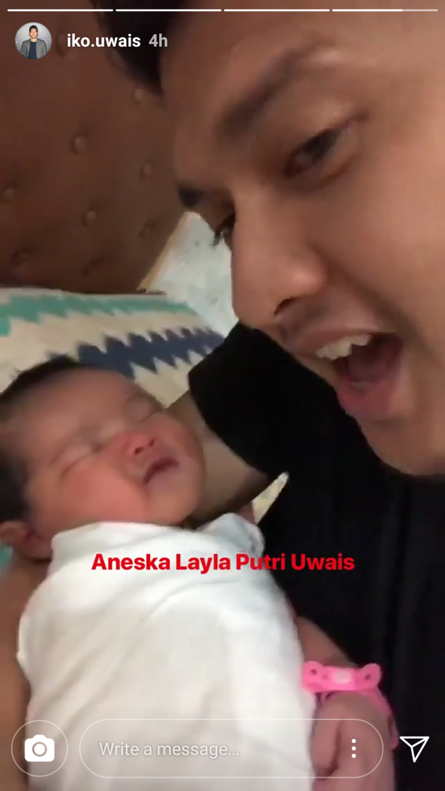 Putri kedua Iko Uwais dan Audy Item. (Foto: Instagram/@ikouwais)