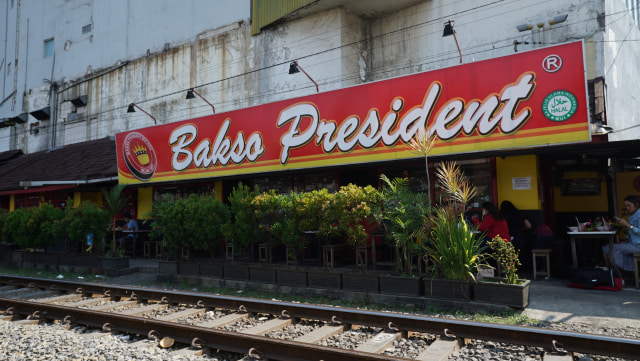 Bakso President Malang (Foto: Charles Brouwson/kumparan)