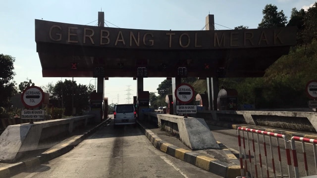 Gerbang Tol Merak (Foto: Adhie Ichsan/kumparan)