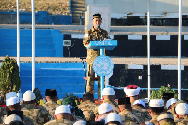 Pasukan Perdamaian Indobatt di Lebanon Selatan (Foto: Dok. Puspen TNI )