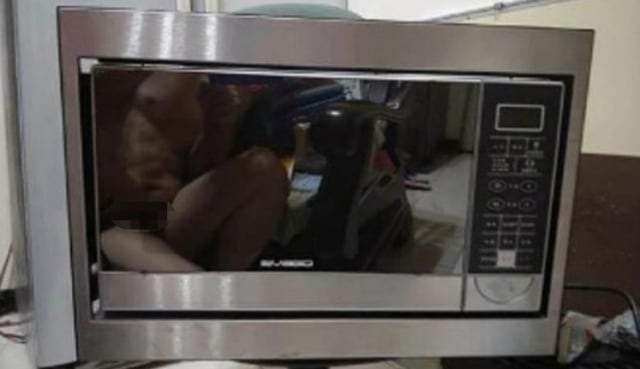 Foto Microwave viral di Facebook (Foto: Grup Jual Beli Taiwan di Facebook)